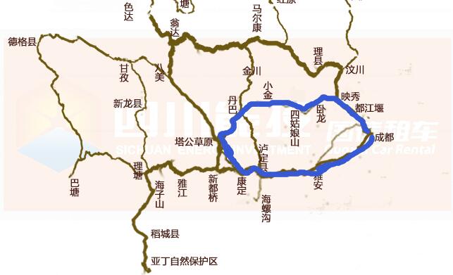 川西小環線地圖